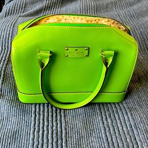 Kate Spade green satchel